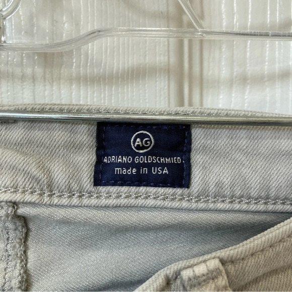 AG ADRIANO GOLDSCHMIED “Stevie” Ankle Gray Jeans Size 27 - Picture 6 of 9